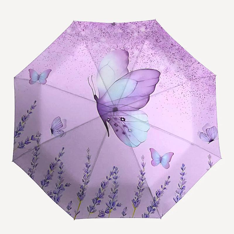 1PC Butterfly Lavender Umbrella-8-Rib Reinforced Portable Folding Travel Suitable for All Seasons Outdoor Daily -Z0484
1PC Butterfly Lavender Umbrella-8-Rib Reinforced Portable Folding Travel Suitable for All Seasons Outdoor Daily -Z0484