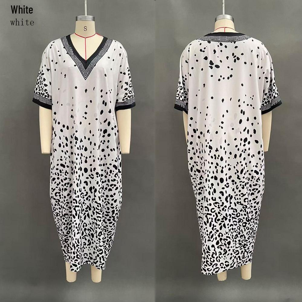 Spring 2026 V-Neck Digital Print Kaftan Dress with Patch Pockets XL
Spring 2026 V-Neck Digital Print Kaftan Dress with Patch Pockets XL