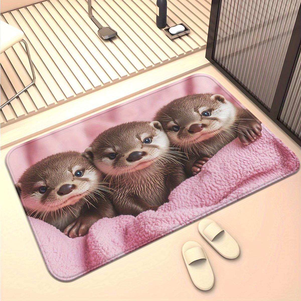 1pc Cute Baby Otters on Pink Doormat Non-Slip Absorbent Microfiber Rug for Bathroom Bedroom Outdoor 40x60cm 40x60cm
1pc Cute Baby Otters on Pink Doormat Non-Slip Absorbent Microfiber Rug for Bathroom Bedroom Outdoor 40x60cm 40x60cm