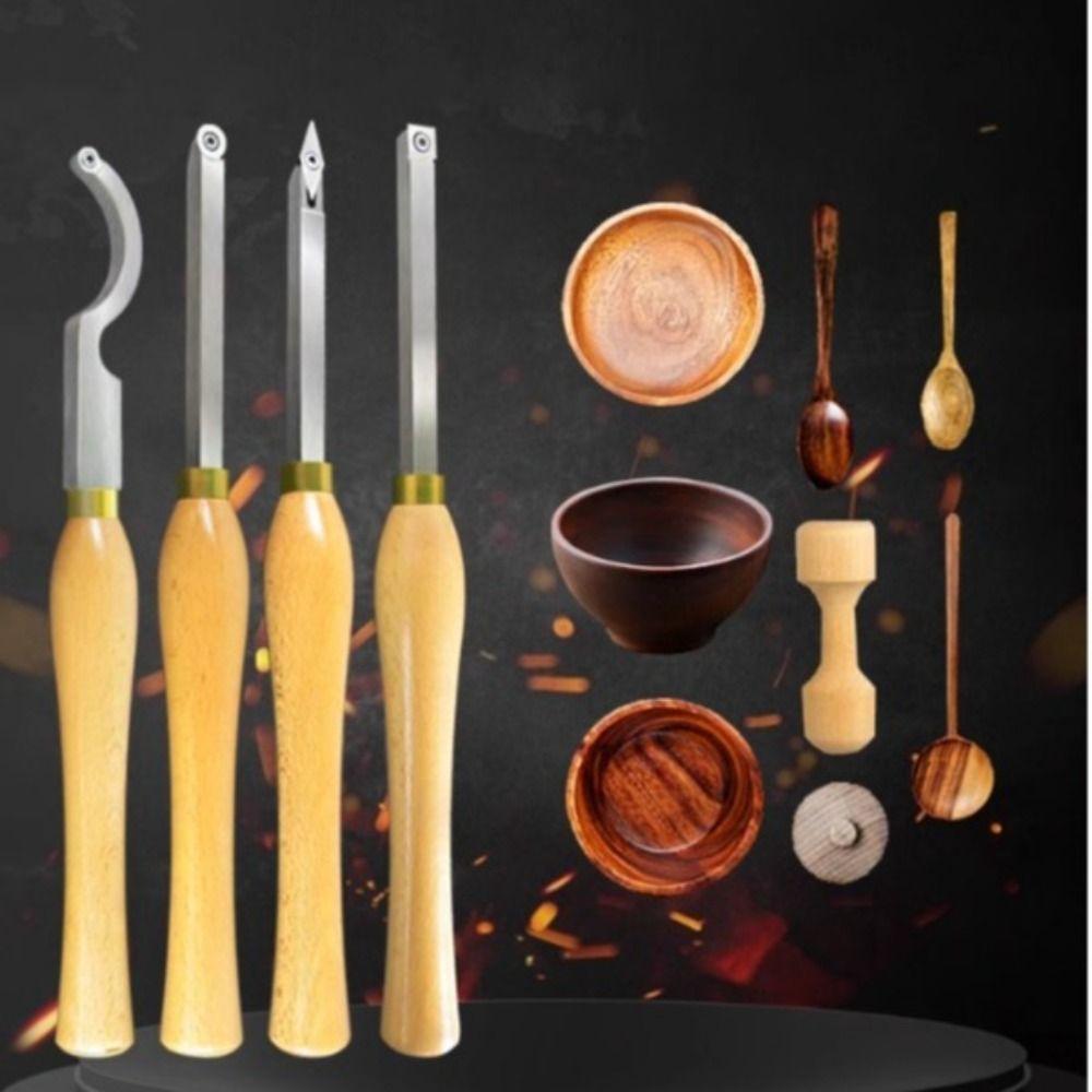 Wood Bending Wood Lathe Tool Set Multiple Sharp Edges Lathe Tool Bar Turning Worker 3pcs
Wood Bending Wood Lathe Tool Set Multiple Sharp Edges Lathe Tool Bar Turning Worker 3pcs