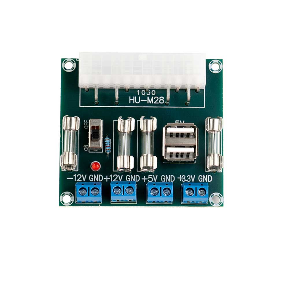 HU-M28W Desktop PC Power ATX Transfer Board Power Adapter Supply Test Module Power Supply Circuit Outlet Module
HU-M28W Desktop PC Power ATX Transfer Board Power Adapter Supply Test Module Power Supply Circuit Outlet Module