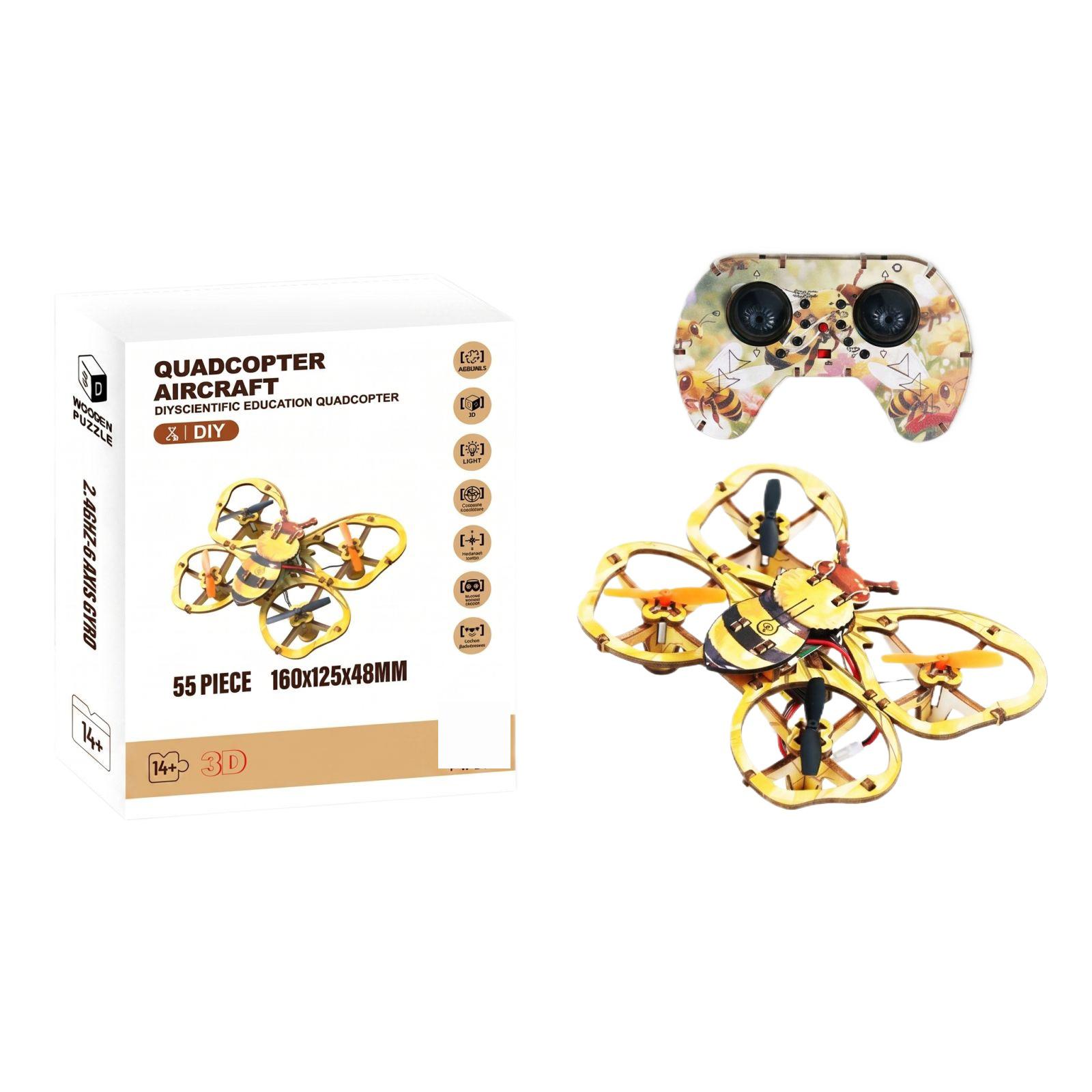 DIY Wooden Assembly Remote Control Drone Kit with Butterfly Design Educational Model for Beginners and Hobbyists STEM Learning Toy One Size
DIY Wooden Assembly Remote Control Drone Kit with Butterfly Design Educational Model for Beginners and Hobbyists STEM Learning Toy One Size