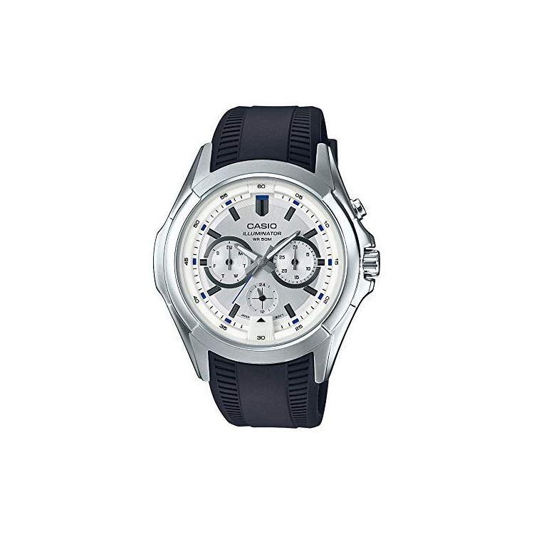 Casio Standard Series 50M Waterproof Quartz Movement Resin Strap Watch White Dial Unisex watches MTP-E204-7AVDF White Dial
Casio Standard Series 50M Waterproof Quartz Movement Resin Strap Watch White Dial Unisex watches MTP-E204-7AVDF White Dial