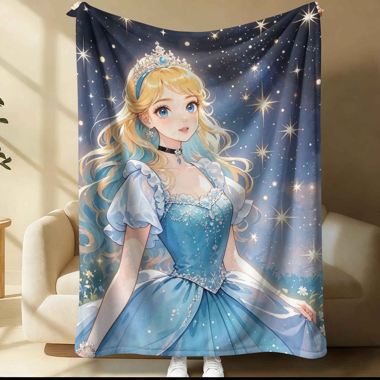 Disney Cinderella Princess Flannel Blanket Dreamy Pumpkin Carriage For Kids Room Nap Throw Blanket Ideal Gift for Friend 75cmx90cm
Disney Cinderella Princess Flannel Blanket Dreamy Pumpkin Carriage For Kids Room Nap Throw Blanket Ideal Gift for Friend 75cmx90cm