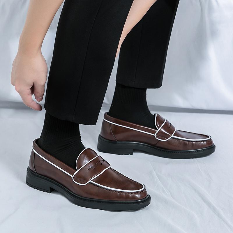 Мужские мокасины в уличном стиле на толстой подошве, формальные деловые, свадебные, выпускные, смокинги, праздничные туфли, большой размер EU:46 коричневый
Мужские мокасины в уличном стиле на толстой подошве, формальные деловые, свадебные, выпускные, смокинги, праздничные туфли, большой размер EU:46 коричневый