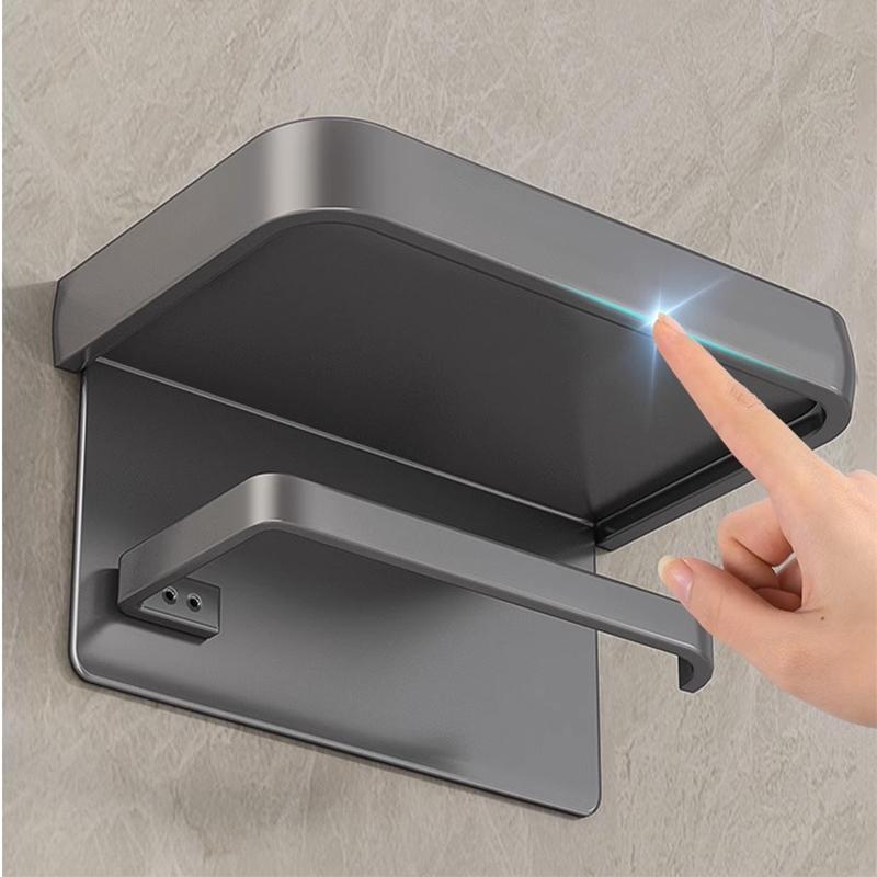 Держатель для туалетной бумаги из алюминиевого сплава, настенное крепление, органайзер для хранения в туалете, рулонная бумага, держатель полки для телефона, аксессуары для ванной комнаты
Держатель для туалетной бумаги из алюминиевого сплава, настенное крепление, органайзер для хранения в туалете, рулонная бумага, держатель полки для телефона, аксессуары для ванной комнаты