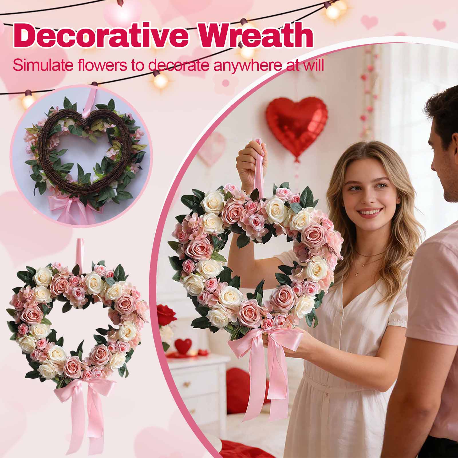 Norfolk Wreath PE Soft Rubber Texture Needles And Pinevine Decoration One Size
Norfolk Wreath PE Soft Rubber Texture Needles And Pinevine Decoration One Size