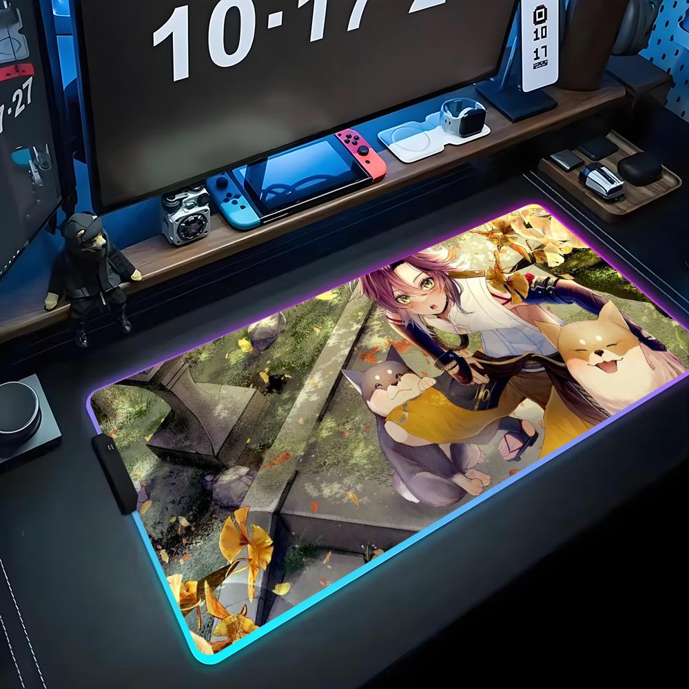 shikanoin heizou Mouse Pad RGB Gaming Mousepad Big LED Pad PC Desk Mat Luminous Mouse Pad Large Keyboard Mats Table Rug With RGB600x300x3mm
shikanoin heizou Mouse Pad RGB Gaming Mousepad Big LED Pad PC Desk Mat Luminous Mouse Pad Large Keyboard Mats Table Rug With RGB600x300x3mm
