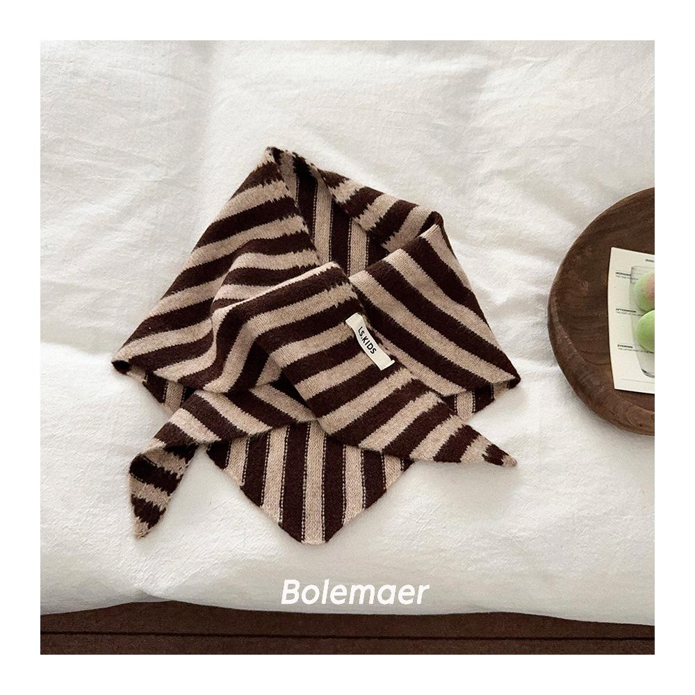 Kids Autumn Winter Wool Knitted Triangle Scarf Black Apricot Striped Soft Warm Versatile Small Neck Warmer
Kids Autumn Winter Wool Knitted Triangle Scarf Black Apricot Striped Soft Warm Versatile Small Neck Warmer