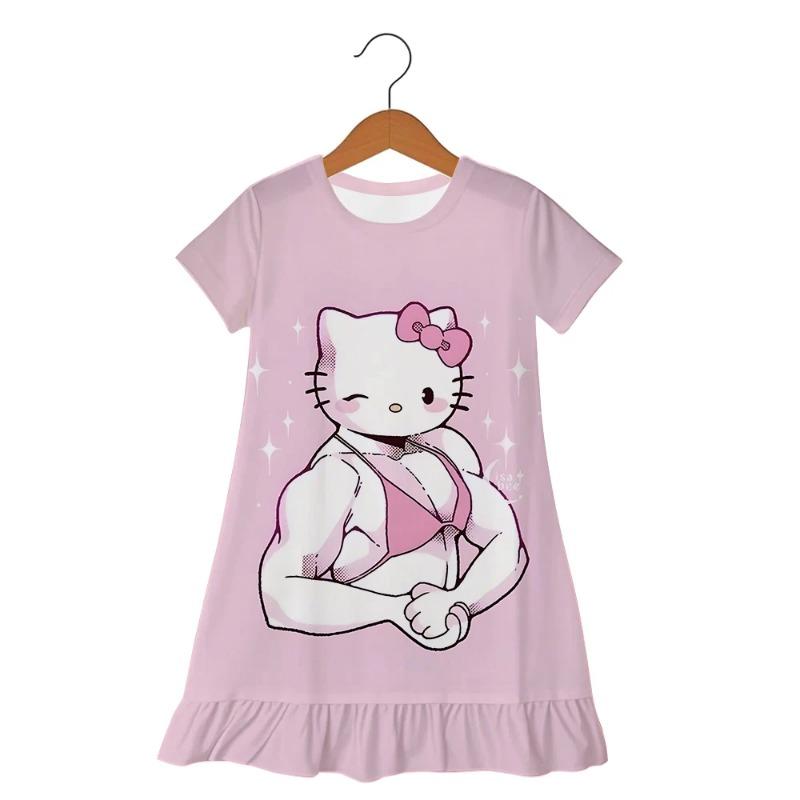 Летний Пижамный Комплект Юбка Hello Kitty Детская Мода Повседневное Платье для Девочек 3-6 Лет 110
Летний Пижамный Комплект Юбка Hello Kitty Детская Мода Повседневное Платье для Девочек 3-6 Лет 110