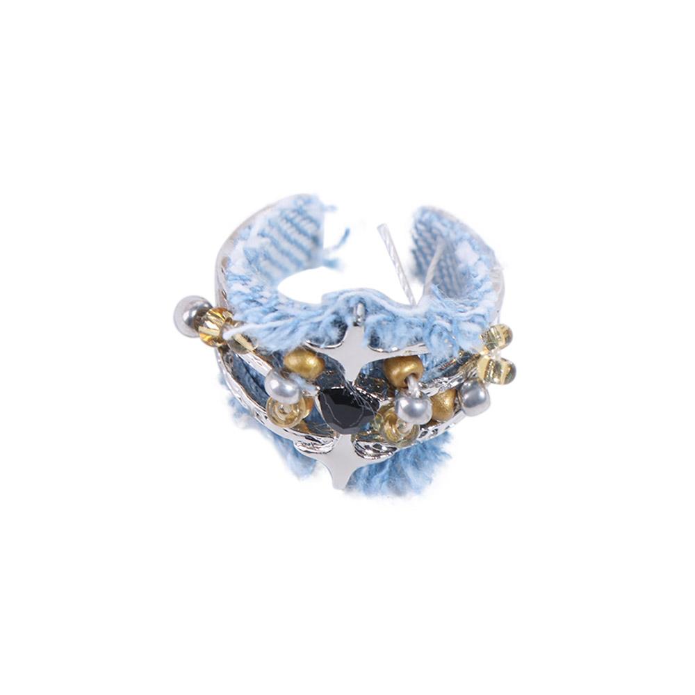 Cool Star Y2K Opening Rings Three Layer Hollow Denim Rings Adjustable Jewelry Metal Beaded Rings Music Festival синій
Cool Star Y2K Opening Rings Three Layer Hollow Denim Rings Adjustable Jewelry Metal Beaded Rings Music Festival синій