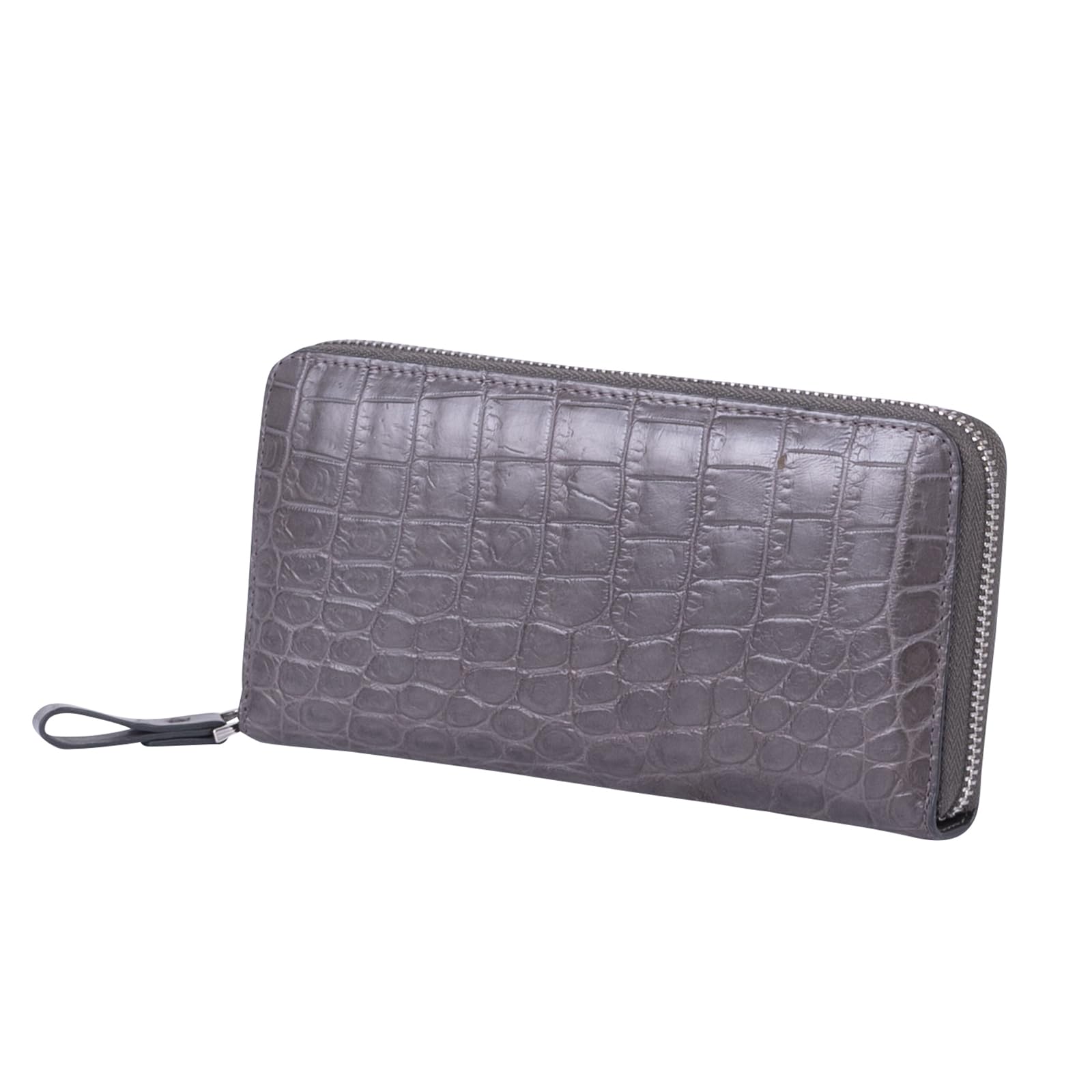 Hideo Wakamatsu Crocodile Leather Long Wallet with Matte Finish, High-Performance, Women s, Gray
Hideo Wakamatsu Crocodile Leather Long Wallet with Matte Finish, High-Performance, Women s, Gray