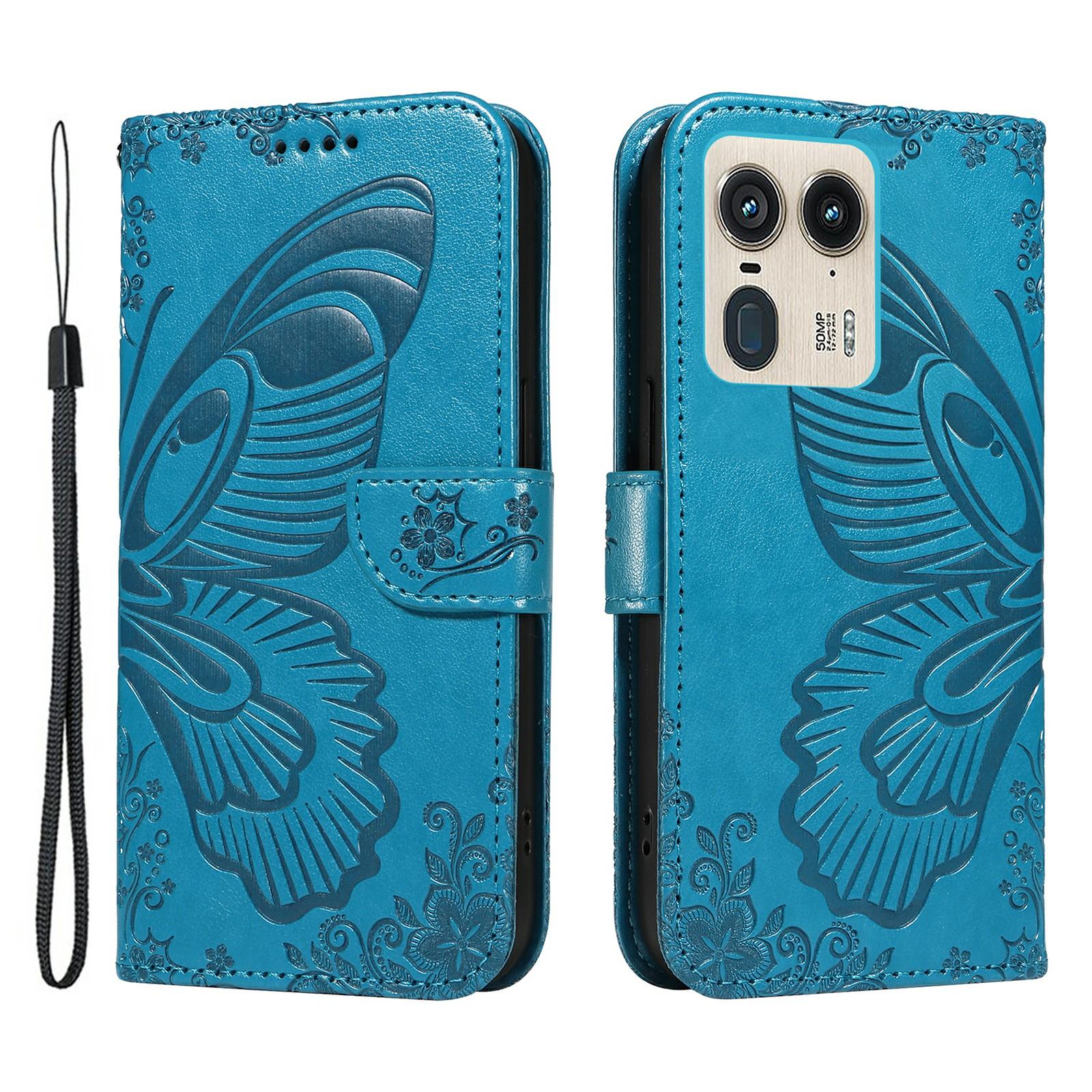 For Motorola Moto X50 Ultra 5G/Edge 50 Ultra 5G Case Butterfly PU Leather Phone Cover Folio Wallet Blue
For Motorola Moto X50 Ultra 5G/Edge 50 Ultra 5G Case Butterfly PU Leather Phone Cover Folio Wallet Blue