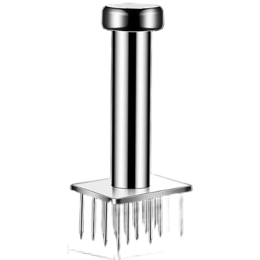 Breaks Down Tough Fibers 304 Stainless Steel Kitchen Tool Meat Tenderizer Square - 18 Pins
Breaks Down Tough Fibers 304 Stainless Steel Kitchen Tool Meat Tenderizer Square - 18 Pins