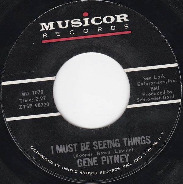 7-дюймовая пластинка GENE PITNEY I Must Be Seeing Things Marianne MU1070 Musicor Records 1965 США Рок Б/у
7-дюймовая пластинка GENE PITNEY I Must Be Seeing Things Marianne MU1070 Musicor Records 1965 США Рок Б/у