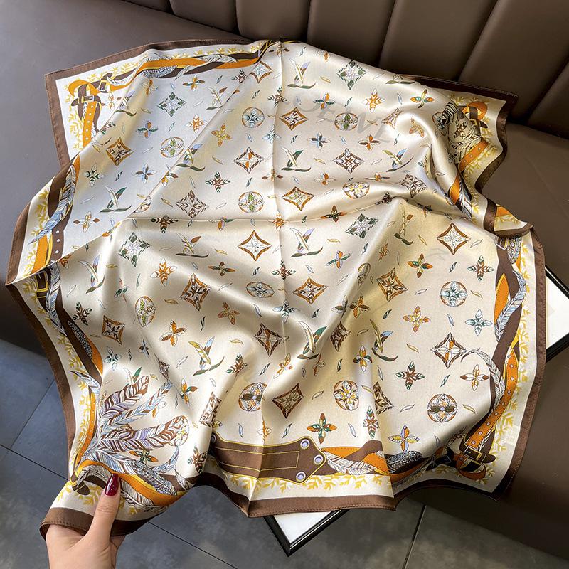 Xiaohongshu Шампань Перо Цветочный Шелковый Квадратный Шарф - Универсальный Всесезонный Женский Аксессуар 68*68cm
Xiaohongshu Шампань Перо Цветочный Шелковый Квадратный Шарф - Универсальный Всесезонный Женский Аксессуар 68*68cm