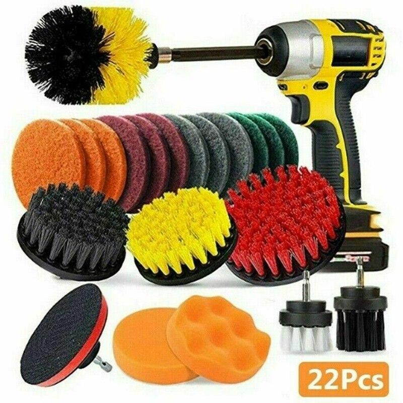 22Pieces Drill Brush Power Cleaning Attachment Set Multi-Purpose Home Carpet Tile Bath Car Wheel Deep Cleaner Tools Kit жёлтый
22Pieces Drill Brush Power Cleaning Attachment Set Multi-Purpose Home Carpet Tile Bath Car Wheel Deep Cleaner Tools Kit жёлтый