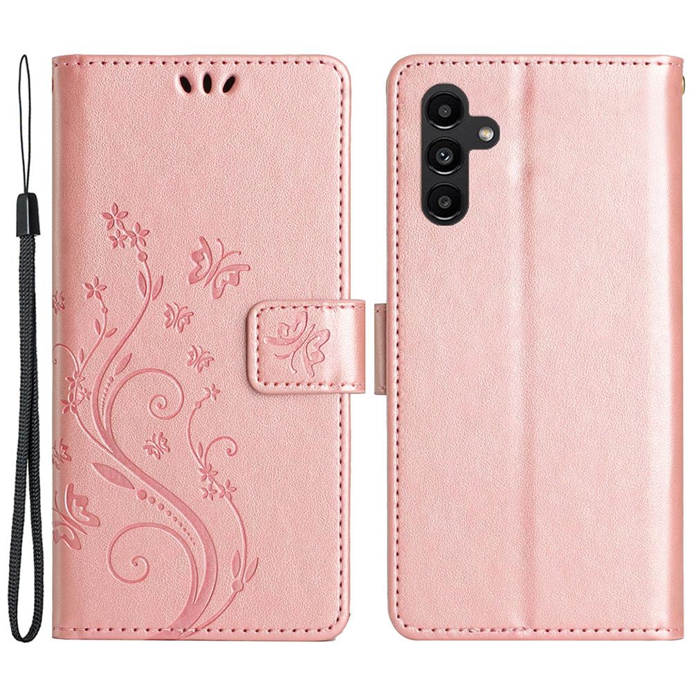 For Samsung Galaxy S23 FE Imprinted Butterflies Mobile Phone Case PU Leather Wallet Cover Stand with Strap Rose Gold
For Samsung Galaxy S23 FE Imprinted Butterflies Mobile Phone Case PU Leather Wallet Cover Stand with Strap Rose Gold