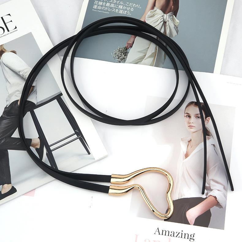 Belt Women S Coat Sweater Decorative Dress Waist Curve Horseshoe Buckle Tide Knotted Thin Belt чёрный
Belt Women S Coat Sweater Decorative Dress Waist Curve Horseshoe Buckle Tide Knotted Thin Belt чёрный