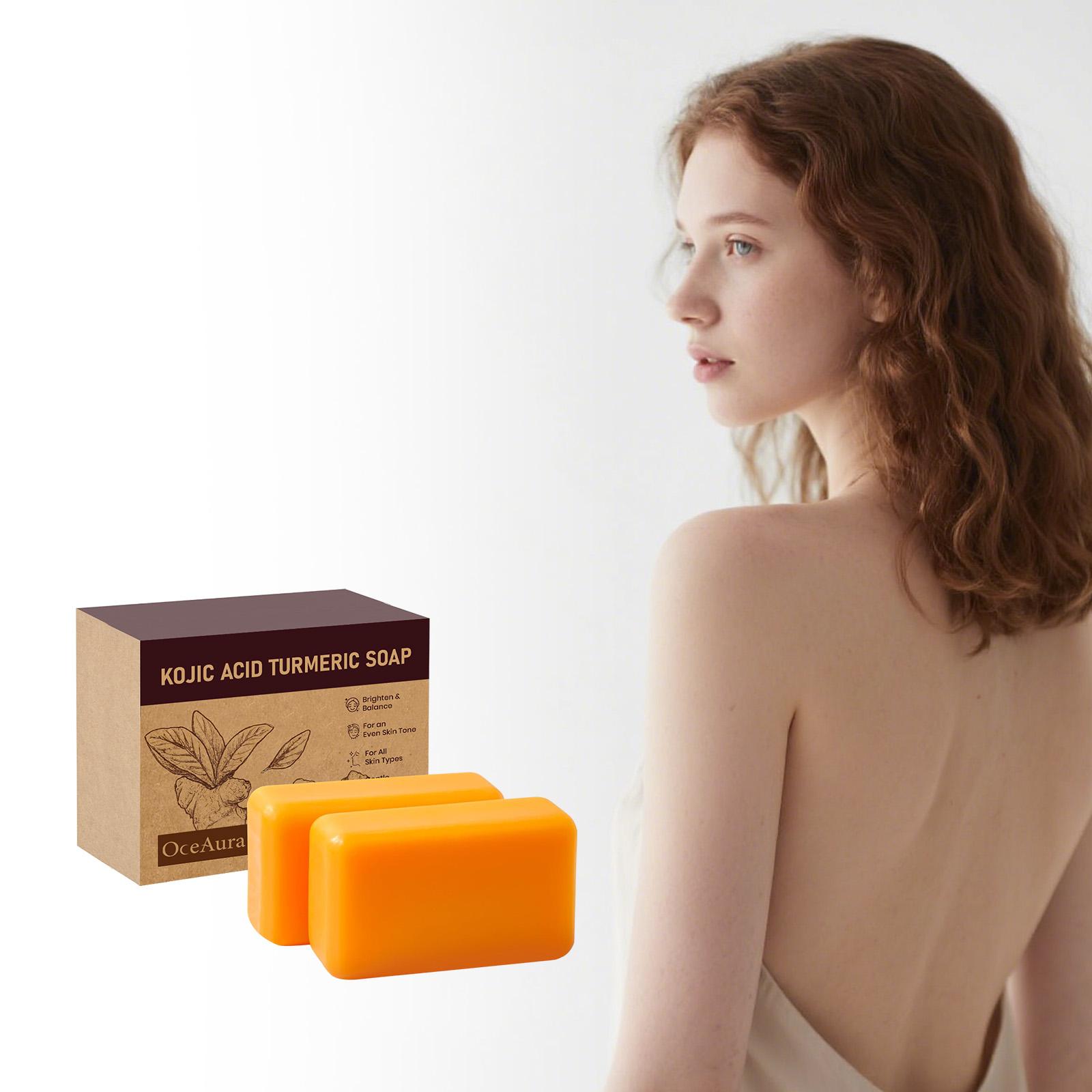 200g Kojic Acid Turmeric Soap Bar for Gentle Cleansing Pores,Dark Spots Brightening,Body Skin Moisturizing,Improves Skin Texture 1 set
200g Kojic Acid Turmeric Soap Bar for Gentle Cleansing Pores,Dark Spots Brightening,Body Skin Moisturizing,Improves Skin Texture 1 set