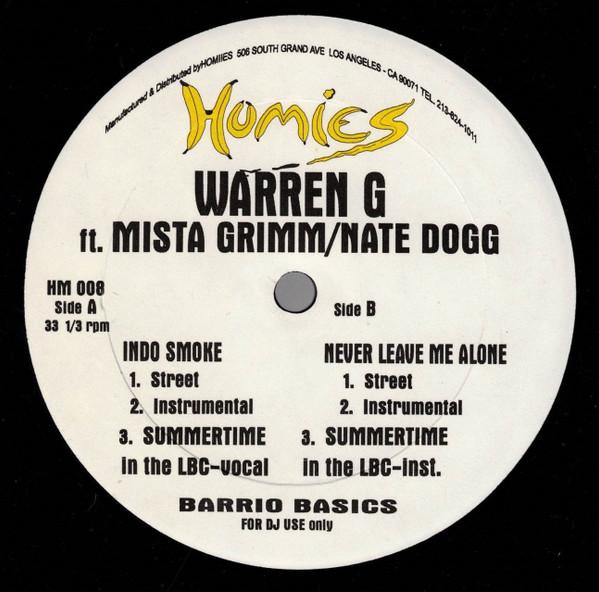 12inch Record WARREN G, MISTA GRIMM / NATE DOGG - Indo Smoke / Never Leave Me Alone HM008 Homies US Rap & Hip-Hop/R&B Used
12inch Record WARREN G, MISTA GRIMM / NATE DOGG - Indo Smoke / Never Leave Me Alone HM008 Homies US Rap & Hip-Hop/R&B Used