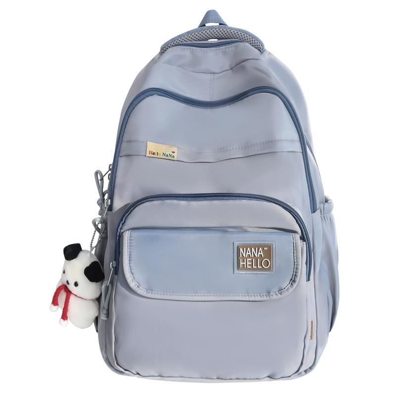 Шкільний рюкзак великої місткості. Рюкзак для подорожей з комп’ютером для учнів середньої школи світло-синій колір
Шкільний рюкзак великої місткості. Рюкзак для подорожей з комп’ютером для учнів середньої школи світло-синій колір