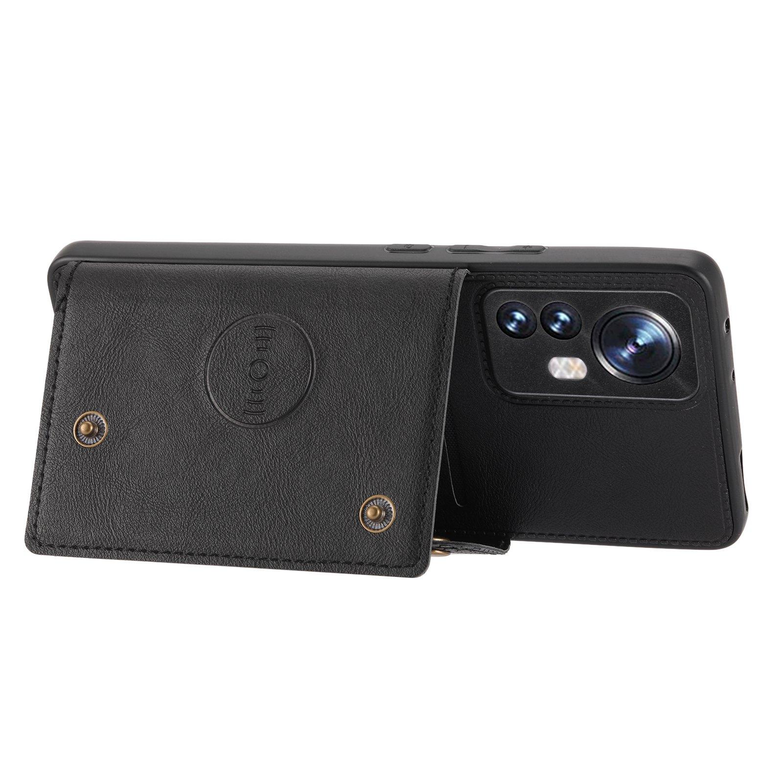 For Xiaomi 12 5G/12X 5G/12S 5G Kickstand Card Slots Design Wear-resistant PU Leather Coated TPU Phone Case with Built-in Metal Sheet Black
For Xiaomi 12 5G/12X 5G/12S 5G Kickstand Card Slots Design Wear-resistant PU Leather Coated TPU Phone Case with Built-in Metal Sheet Black