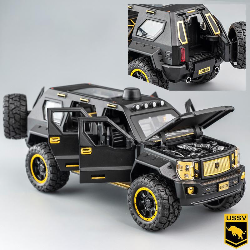 1:24 Hot New Chariot George Barton Car Model Armored Vehicle With Sound Light Alloy Toy Car Diecast Toy Vehicle Hummer Off Road
1:24 Hot New Chariot George Barton Car Model Armored Vehicle With Sound Light Alloy Toy Car Diecast Toy Vehicle Hummer Off Road