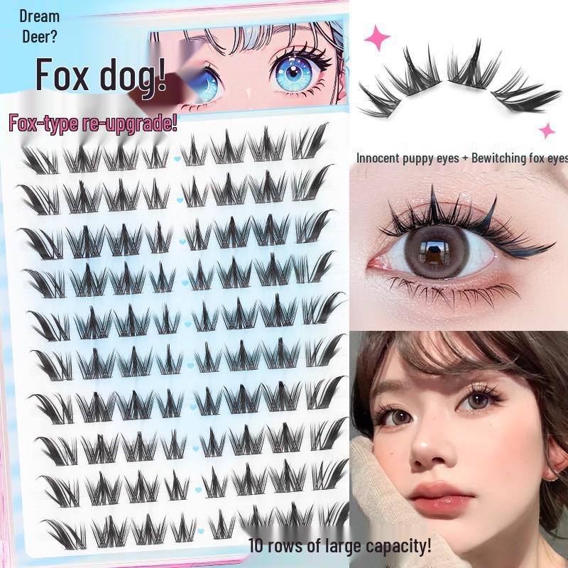 Dream Deer Glue-Free Fox-Eye Lashes: Natural, Thick, Slanted Segments for Photogenic Looks
Dream Deer Glue-Free Fox-Eye Lashes: Natural, Thick, Slanted Segments for Photogenic Looks