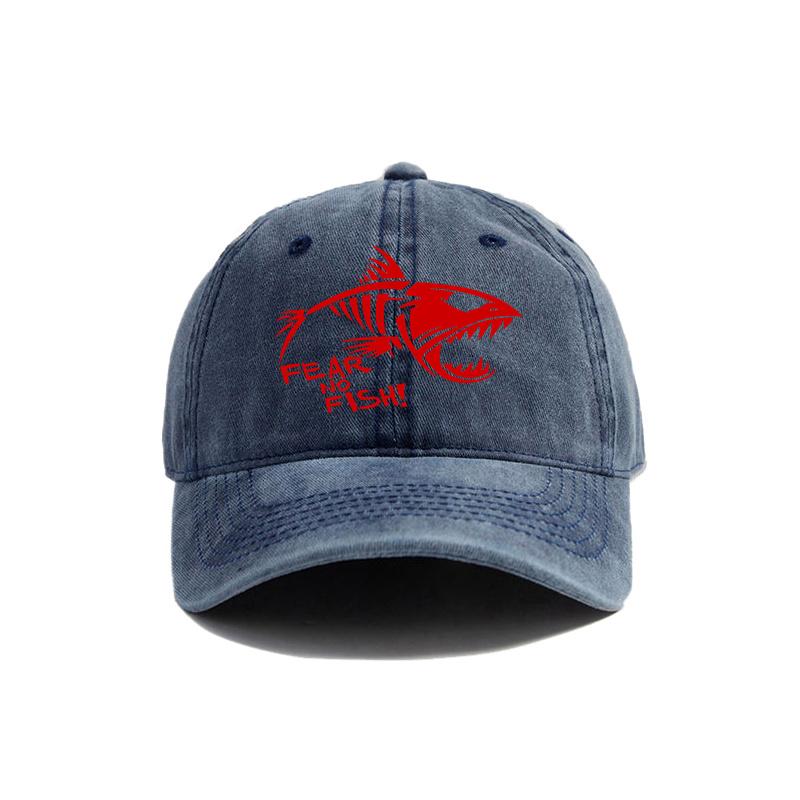 Fear No Fish Baseball Cap Distressed Hats Cap Fisherman Fishing Lover Men Retro Outdoor Summer Adjustable Hat Dad Gift Mz-535
Fear No Fish Baseball Cap Distressed Hats Cap Fisherman Fishing Lover Men Retro Outdoor Summer Adjustable Hat Dad Gift Mz-535