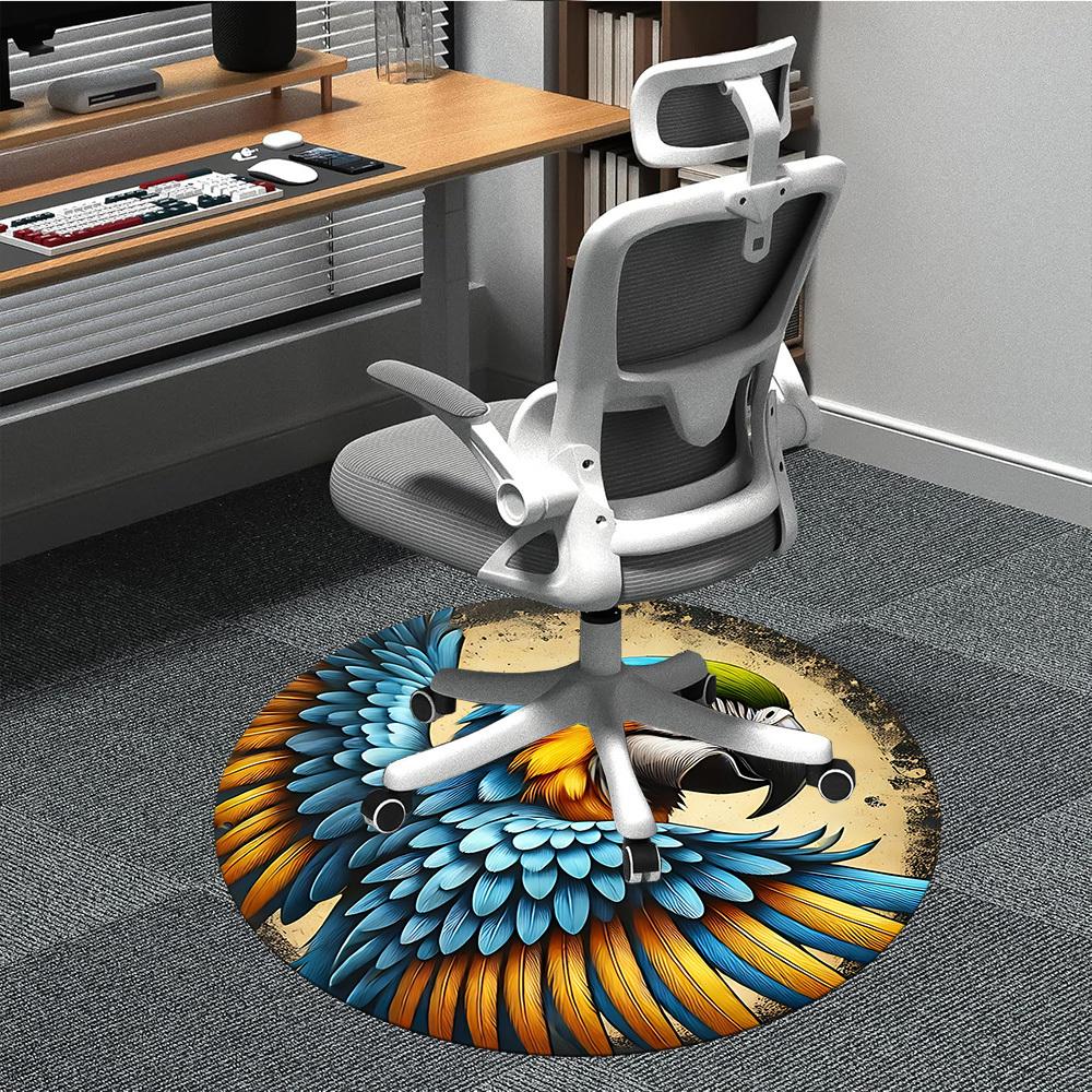 1pc Parrot Feather Print Chair Carpet for Office Non-Slip, Machine Washable Rug for Office - Holiday DecorMachine Made yy251029045 80cm by 80cm
1pc Parrot Feather Print Chair Carpet for Office Non-Slip, Machine Washable Rug for Office - Holiday DecorMachine Made yy251029045 80cm by 80cm