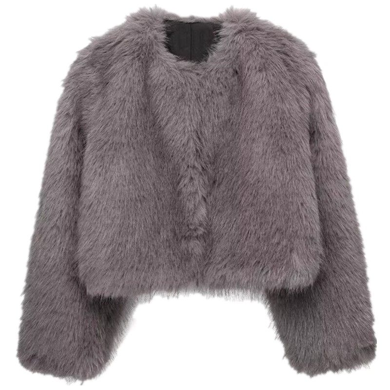 Fashion Style 2023 Autumn New Women s Artificial Fur Effect Short Jacket 6318261 802 Grey L
Fashion Style 2023 Autumn New Women s Artificial Fur Effect Short Jacket 6318261 802 Grey L