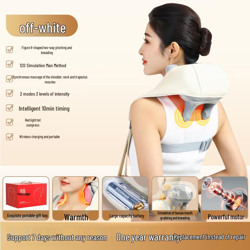 Массажер для трапециевидной мышцы двойного назначения для шеи, плеч и талии Luxury бежевый
Массажер для трапециевидной мышцы двойного назначения для шеи, плеч и талии Luxury бежевый