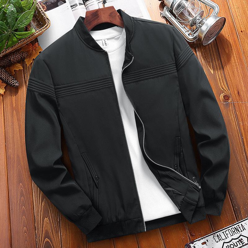 Мужская модная бейсбольная куртка, свободная повседневная куртка-бомбер на весну и осень, мужская ветрозащитная куртка с воротником-стойкой для активного отдыха XS чёрный
Мужская модная бейсбольная куртка, свободная повседневная куртка-бомбер на весну и осень, мужская ветрозащитная куртка с воротником-стойкой для активного отдыха XS чёрный