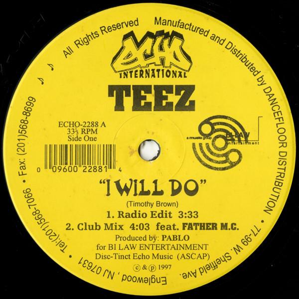 12-дюймовая пластинка TEEZ - I Will Do / Gamin ECHO2288 Echo Internatio 1997 US Rap & Hip-Hop/R&B Б/У
12-дюймовая пластинка TEEZ - I Will Do / Gamin ECHO2288 Echo Internatio 1997 US Rap & Hip-Hop/R&B Б/У