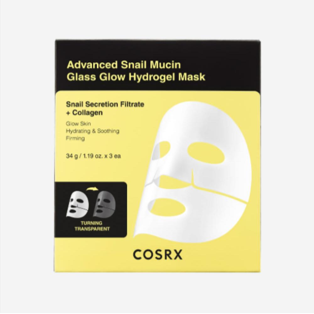 COSRX Advanced Snail Mucin Glass Glow Hydrogel Mask 3-Pack – Hydrating & Radiance-Boosting Snail Mask
COSRX Advanced Snail Mucin Glass Glow Hydrogel Mask 3-Pack – Hydrating & Radiance-Boosting Snail Mask