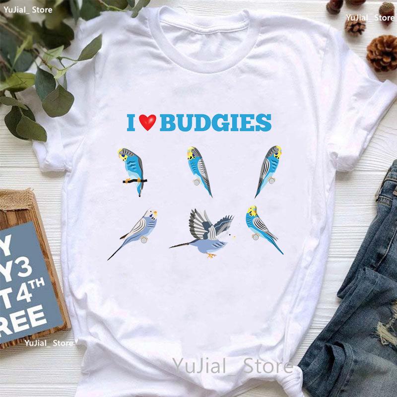 Womens Fashion Shortsleeved Tshirt Parrot Print Graphic Base Shirt Aesthetic Instagram Clothing Base Layer T Shirts 4XL
Womens Fashion Shortsleeved Tshirt Parrot Print Graphic Base Shirt Aesthetic Instagram Clothing Base Layer T Shirts 4XL