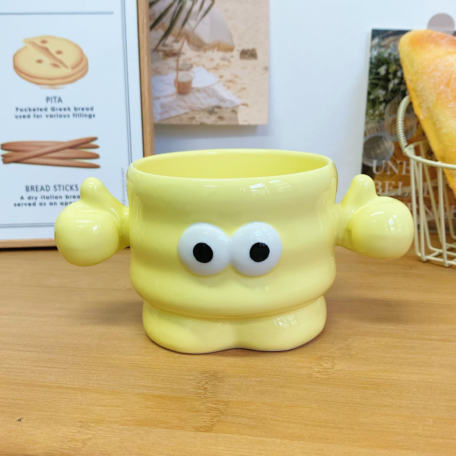 Mug Creative Ceramic Cup Cute and Beautiful and Weird Water Cup Design Sense Home Coffee Breakfast Cup 301-400ml
Mug Creative Ceramic Cup Cute and Beautiful and Weird Water Cup Design Sense Home Coffee Breakfast Cup 301-400ml