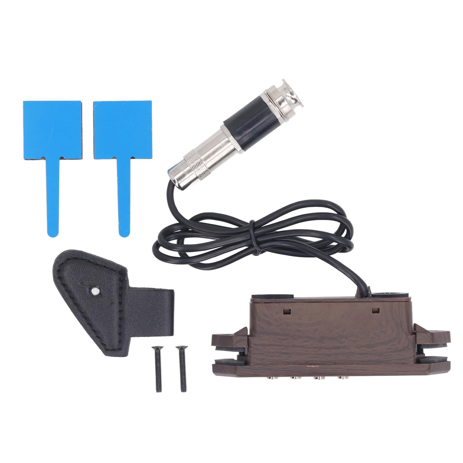 Acoustic Guitar Pickup Hole Free Volume Tone Control Dual Coil Soundhole Pickup for Performance
Acoustic Guitar Pickup Hole Free Volume Tone Control Dual Coil Soundhole Pickup for Performance