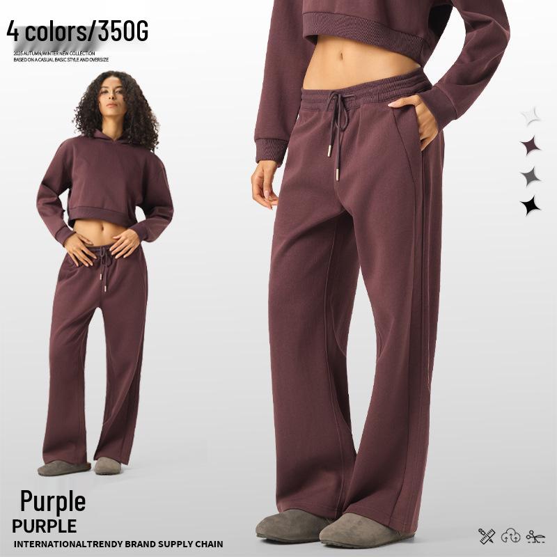Retro Slimming Flared Sweatpants for Women - Trendy Autumn/Winter Style Large
Retro Slimming Flared Sweatpants for Women - Trendy Autumn/Winter Style Large