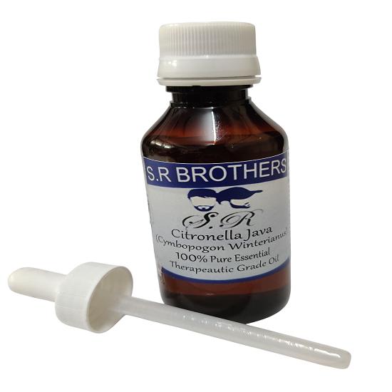 S.R Brothers Citronella java (Cymbopogon Winterianus) Pure & Natural Therapeutic Grade Essential Oil Plastic with Dropper 10 ml
S.R Brothers Citronella java (Cymbopogon Winterianus) Pure & Natural Therapeutic Grade Essential Oil Plastic with Dropper 10 ml