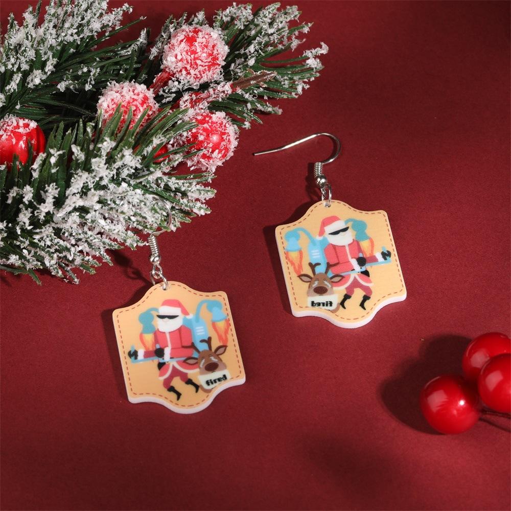 Full Hosting Eco-Friendly Acrylic Earrings, Christmas Snowman Christmas Tree Santa Earrings
Full Hosting Eco-Friendly Acrylic Earrings, Christmas Snowman Christmas Tree Santa Earrings
