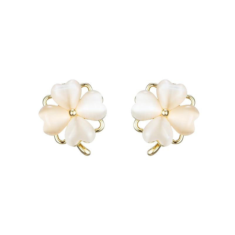 flower opal earrings ladies clover Popularity Compatible with metal allergies quatrefoil earrings accessories white birthday Christmas everyday use
flower opal earrings ladies clover Popularity Compatible with metal allergies quatrefoil earrings accessories white birthday Christmas everyday use