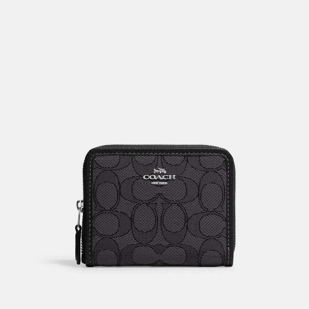 Маленький кошелек Coach на молнии по кругу, фирменный жаккардовый цвет, серебристо-черный, дымчато-черный, разноцветный
Маленький кошелек Coach на молнии по кругу, фирменный жаккардовый цвет, серебристо-черный, дымчато-черный, разноцветный