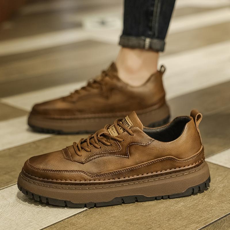 Fashion Leather Men Shoes lace up oxfords Casual Comfortable handmade sewing Men Leather Shoes Flats Moccasins Walking Shoes men 44 коричневый
Fashion Leather Men Shoes lace up oxfords Casual Comfortable handmade sewing Men Leather Shoes Flats Moccasins Walking Shoes men 44 коричневый