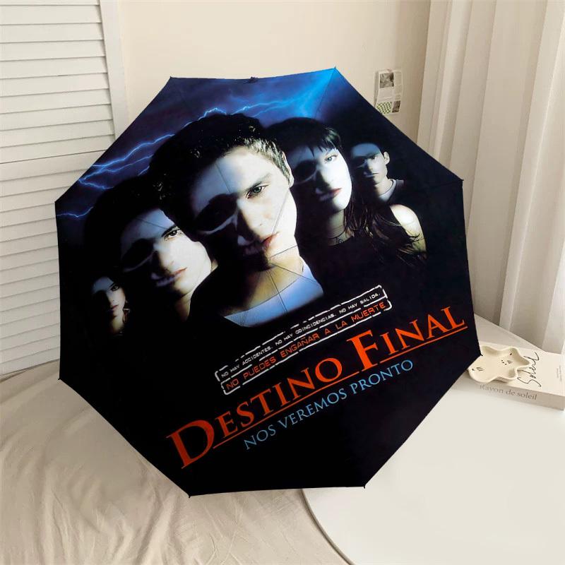 1pc Final Destination Automatic Open/Close Umbrella Compact Folding Umbrella with 8-Rib Shaft lightweight esign, for Women/Men1164A
1pc Final Destination Automatic Open/Close Umbrella Compact Folding Umbrella with 8-Rib Shaft lightweight esign, for Women/Men1164A