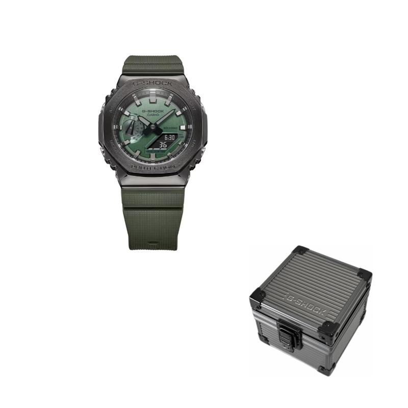 Casio Metal Shockproof and Waterproof Sports Watch Fashionable Dual Display Quartz Movement Resin Strap Japanese and Korean Watch GM-2100B-3APR зелений
Casio Metal Shockproof and Waterproof Sports Watch Fashionable Dual Display Quartz Movement Resin Strap Japanese and Korean Watch GM-2100B-3APR зелений