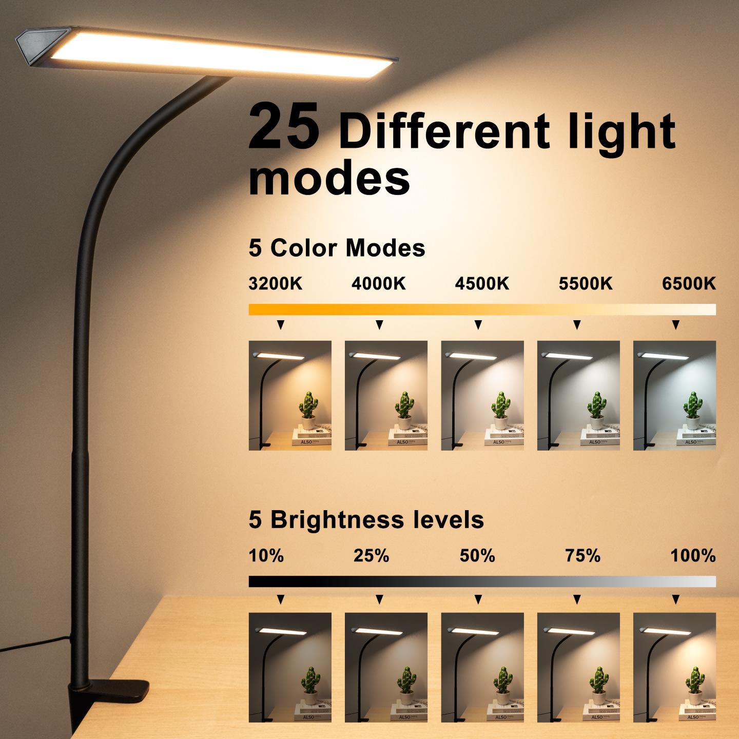 Touch Dimmable LED Desk Lamp for Office Home Eye-Caring Table Light with Adjustable Gooseneck A
Touch Dimmable LED Desk Lamp for Office Home Eye-Caring Table Light with Adjustable Gooseneck A