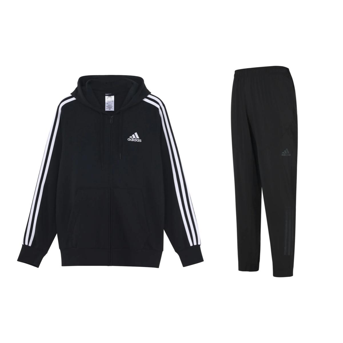 Adidas Полосатый логотип длинный рукав топ удобные брюки для отдыха на средней талии повседневный спортивный комплект мужские комплекты черный GK9032+CG1506_20240902141328 S
Adidas Полосатый логотип длинный рукав топ удобные брюки для отдыха на средней талии повседневный спортивный комплект мужские комплекты черный GK9032+CG1506_20240902141328 S