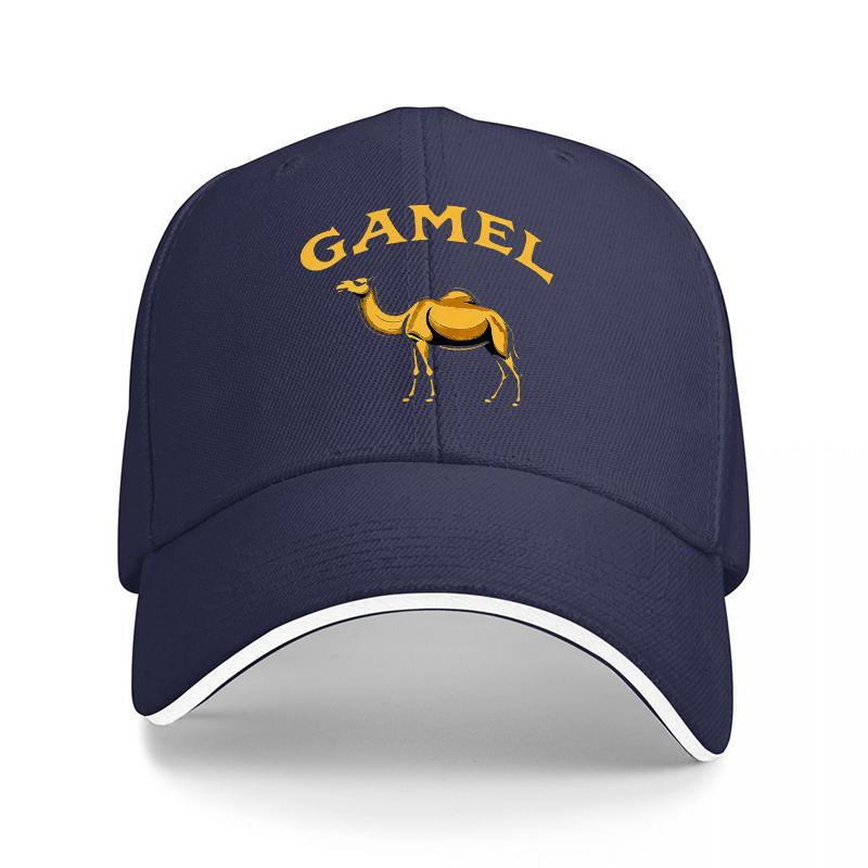 Gamel Camel Logo Baseball Cap Black Gold Embroidered Animal Design Adjustable Hat for Unisex and Women Outdoor Fashion Accessory Adjustable
Gamel Camel Logo Baseball Cap Black Gold Embroidered Animal Design Adjustable Hat for Unisex and Women Outdoor Fashion Accessory Adjustable